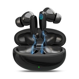 DAILINK Wireless Headphones, Bluetooth 5.2, HiFi Stereo, Natural Sound, Pocket Size Charging Case, Clear Calls, Wireless Touch Control for iOS/Android