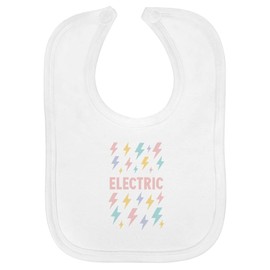 Azeeda 'Electric' Soft Cotton Baby Bib (BI00064427)
