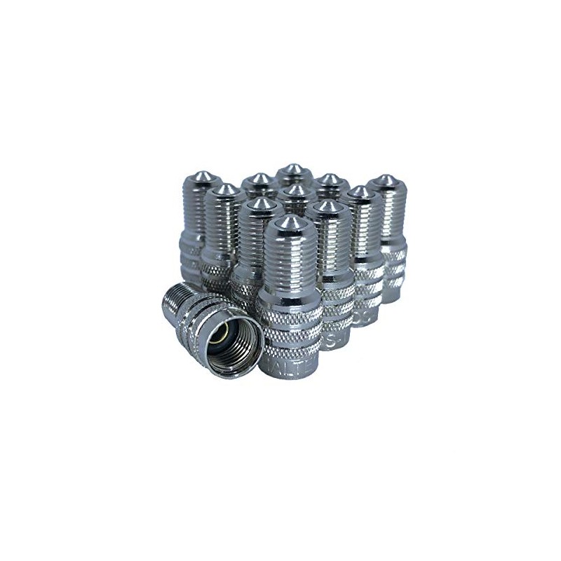 Haltec Set of 12 Double Seal Inflate Through Valve caps