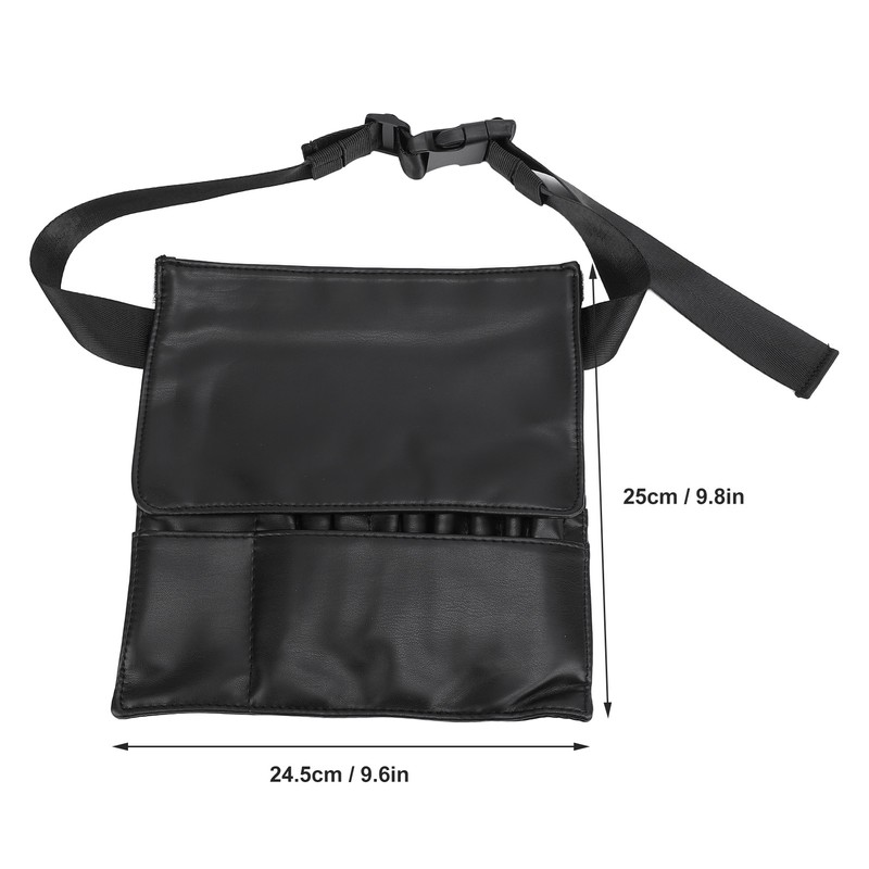 Makeup Artist Waist Bag PU Material Cosmetic Tool Storage Holder