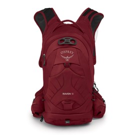 Osprey Raven 10L Women's Biking Backpack with Hydraulics Reservoir, Claret Red