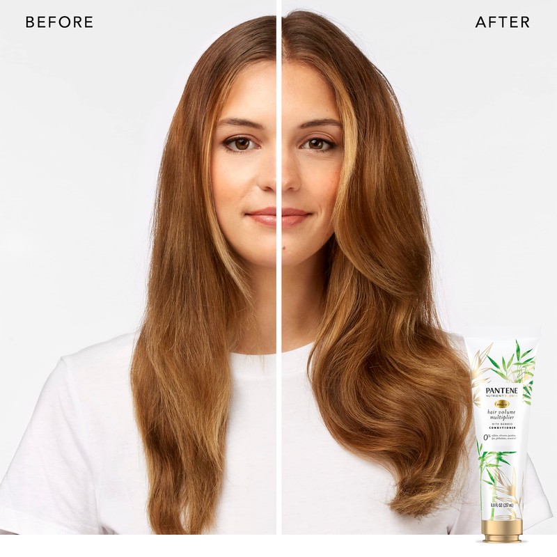 Pantene Sulfate Free Conditioner, Volumizing conditioner for fine or flat