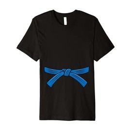 Judo belt blue belt Judo, 2th Kyu Obi, Jiu-Jitsu, Aikido Premium T-Shirt