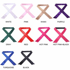 SHTGOI Satin Belt 160 x 7 cm Fabric Belt Long Belt Satin Sash Bridal Belt Can Be Used as Silk Scarf Headband Bow Hair Accessories Waist Belt for Evening Dress Bridesmaid Wedding Party Pink