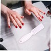 Outanaya 8Pcs Ergonomic Nail Cleaning Brushes Transparent for Fingernail Dust