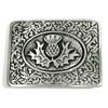 Kilts Wi Hae Brushed Pewter Celtic Thistle with Leaves Belt