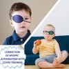 2PCS Washable Eye Patch Adjustable Pirate Eye Patch Portable Strabismus
