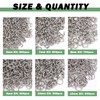 500pcs Stainless Steel Open Jump Rings Bulk 12mm Outer Diameter