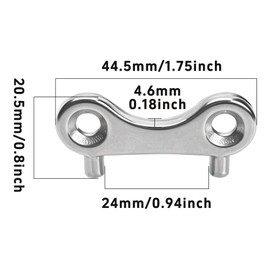 Runseaway 4PCS 316 Stainless Steel Boat Gas Cap Key, Marine Deck Fill Plate Spare Key Replacement Tool for Yacht Fuel Water Tank, Gas Tank Filler Cap Key