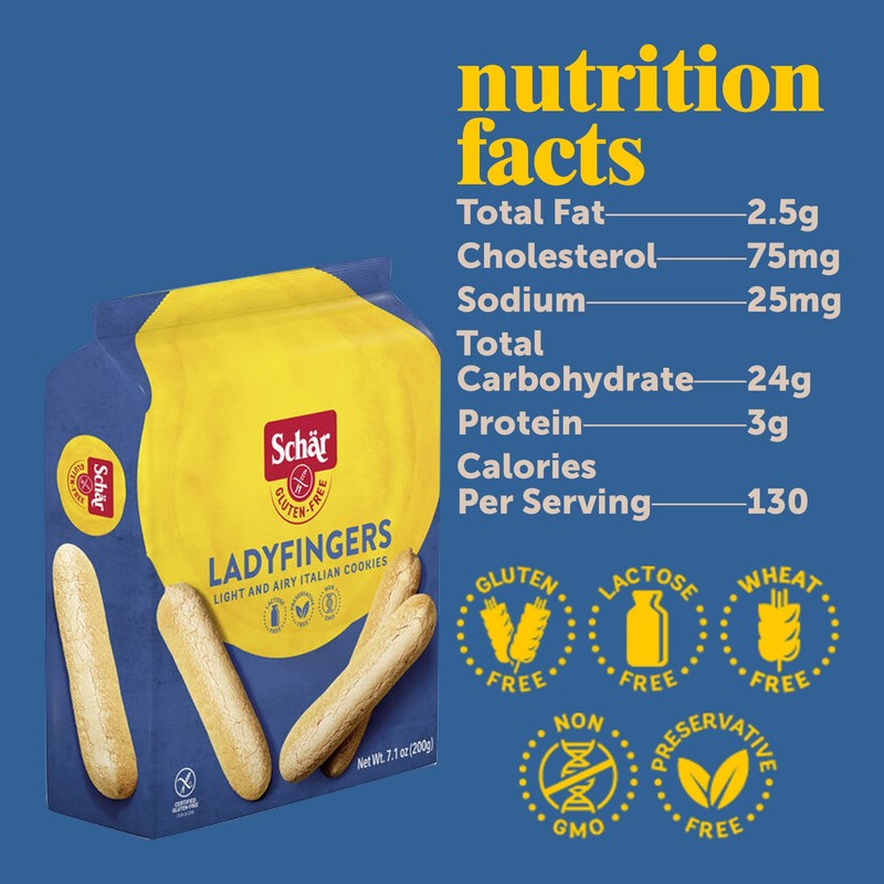 Schar Naturally Gluten-Free Wheat-Free Ladyfingers -- 5.3 oz