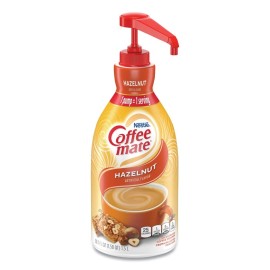 Coffee-mate 12039865 1500 mL Pump Bottle Hazelnut Liquid Coffee Creamer New