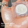 Glitter White Eyeshadow, Shimmer White Single Eye Make-Up Fine Powder