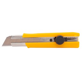 ToolPro Dial Lock 1 Inch (25mm) Snap Blade Knife - Heavy Duty Utility Knife with Adjustable Blade and Safety Lock for Professional & DIY Cutting