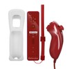 Remote Controller Remote and Nunchuck Controllers with Silicone Case Compatible