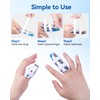 2 Pieces Finger Splints Metal Support Brace - Soft Foam