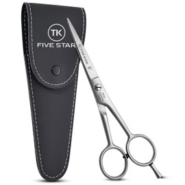 TK Five Star Signature Professional 6 Inch Extra Sharp Hairdressing Scissors Hair Scissors Beard Scissors Hair Cutting Scissors Rustproof for Women Men Hairdressers and Children for Strong and Fine Hair