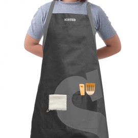 Premier Housewares Sorted Apron - Black/Grey