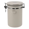 Coffee Canister 1800ml 304 Stainless Steel Window Design One Way