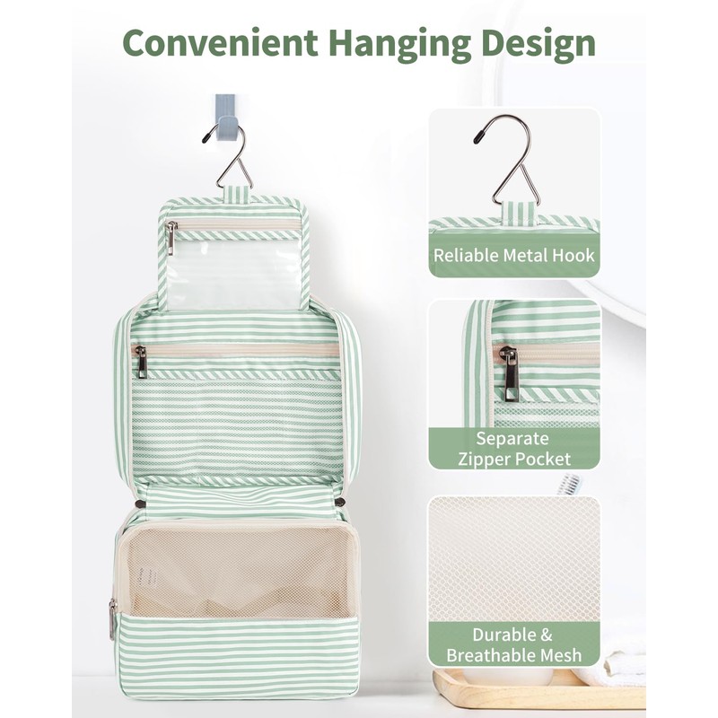 Travel Hanging Toiletry Wash Bag Makeup Cosmetic Organizer for Women
