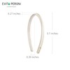 EVITA PERONI Silk Headbands for Women Thin Headband Satin Hair