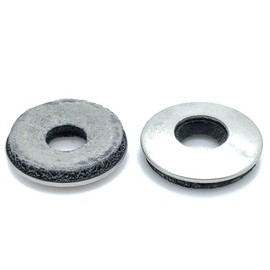 BCP Fasteners 100 Qty 1/4" Stainless Steel EPDM Bonded Sealing Neoprene Rubber Washers #14 (BCP640)
