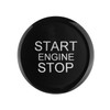 Red ABS Car Engine Start Stop Switch Button Cover Trim