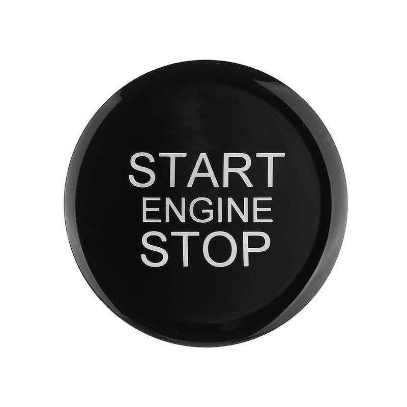 Red ABS Car Engine Start Stop Switch Button Cover Trim