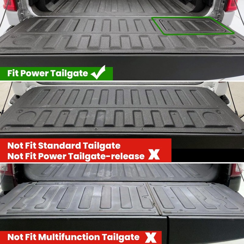 LASFIT Tailgate Mat 2025 2026 for Dodge Ram 1500 Power
