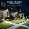 intelamp Solar Flood Lights Outdoor Motion Sensor Waterproof 1200LM