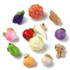 Airssory 16 Styles Resin Vegetable Lapel Pin Backs Tomato Chili
