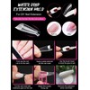 TOROKOM Nail Dual Forms for Poly Gel, 120P Quick Extension