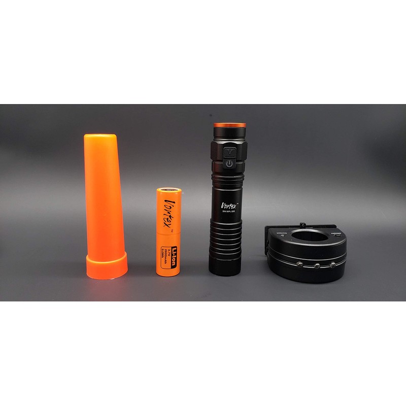 Vortex TX200 Emergency Rechargeable Right Angle Magnetic Flashlight, 1300 Lumens