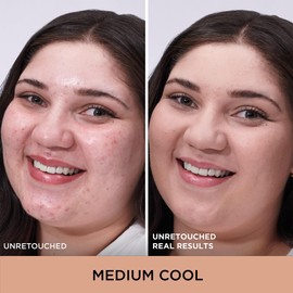 IT Cosmetics CC+ Cream Natural Matte Foundation with SPF 40 - Shine-Reducing & Long-Wear Full Coverage Foundation For Oily Skin - With Hyaluronic Acid - Non-Comedogenic, Medium Cool - 1.08 fl oz