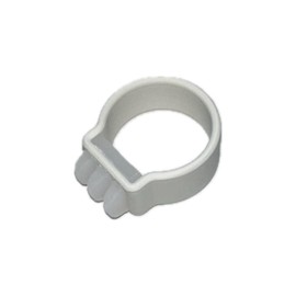 JelliRing Pro - Durable Fidget Ring for Anxiety, ADHD, & Stress Relief, Silicone with PLA Band - 9 Comfortable Sizes for Adults or Teens (Matte White, Size 13)