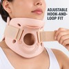 Cervical Collar Neck Brace with Large Throat Opening, Breathable Polymer
