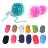 Pompom Maker 4 Different Sizes Easy Operation Plastic Pom Maker