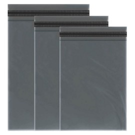 BRITISHPAPER 30 Mixed Grey Mailing Poly Postal Self Seal Postage Bags 3 Sizes 10 from Each Small to Medium Mailing Bags Packaging Assorted Mailers Posting Shipping Post Parcels Package Postage Bags