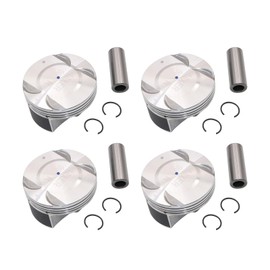 SecosAutoparts 4PCS Engine Piston & Pin & Snap Ring Kit Compatible with Chevy Cruze 2011-2015 Compatible with Chevy Sonic L 1.8L 4 Cyl Lwe Vin 2012-2018#25192330 5556794