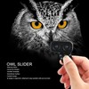 Owl Metal Rotate Push Slider Toys Magnetic Push Slider Rotation