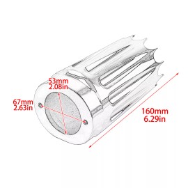 YHMTIVTU Chrome Cut Slider Front Fork Lower Leg Covers Fit For Harley Touring 1984-2023