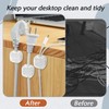 6 Pieces Magnetic Cable Clips, Cable Tidy Clips, Cable Holder,