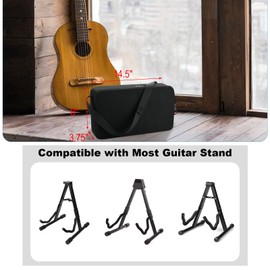 TXEsign Guitar Stands Carrying Case for Basics Guitar Folding A-shape Frame Stand with Shoulder Strap Storage Bag Protective Dust Case for Gigging