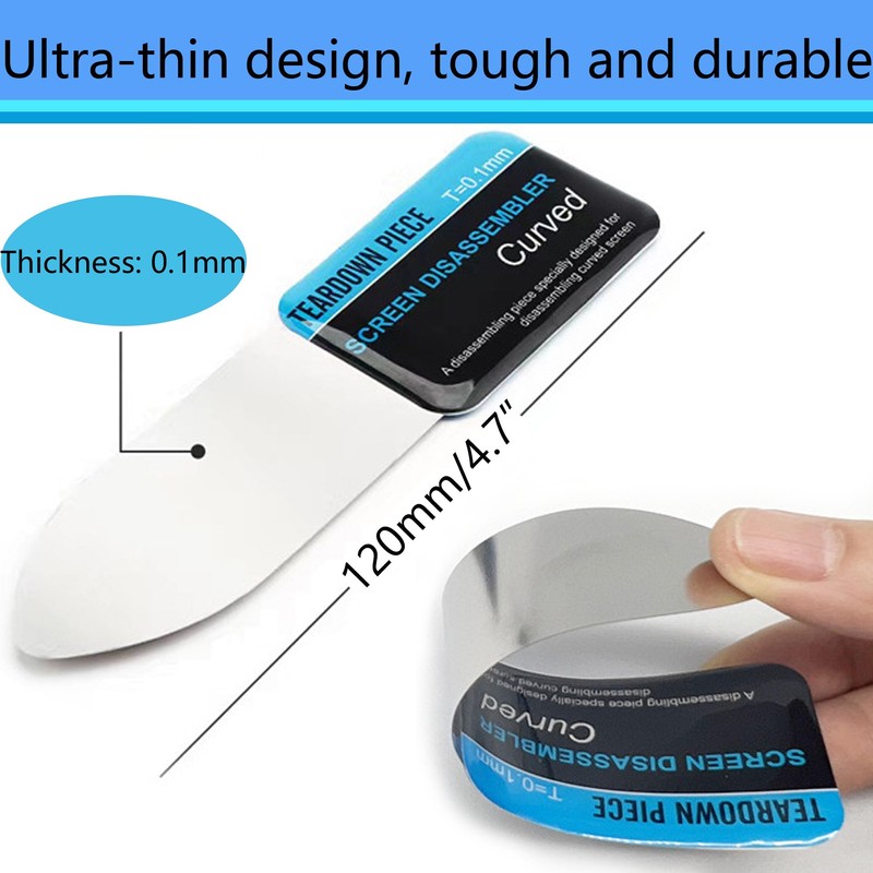 Oruiiju 6 Piece Metal Spudger Pry Tool Kit for Electronics