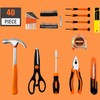 SOLUDE 40-Piece All Purpose Household Tool Set,Portable Small Tool Kit