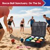 QYILUARE Case Only | Heavy-Duty Water-Resistant Bocce Ball & Tennis