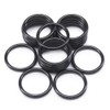 20PCS O Ring Buckle electroplated Zinc Alloy O-Rings Tone for