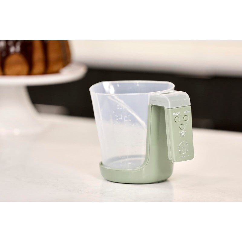 Henning Lee Digital 4 Cup Measuring Cup and Scale, Blue