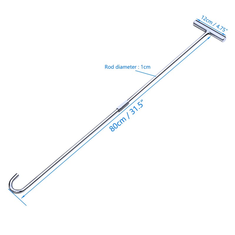 Auto-plaza Heavy Duty 32" Solid Steel Strong Rod 5th Wheel