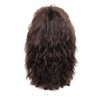TOMIGO Brown Men's Wig with Beard and Friendship Bracelets for