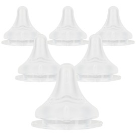 Silicone Nipples for Lansinoh Baby Bottle Bottles, Size L,Replacement Bottle Nipple,6m+,Fast Flow, 6 Count
